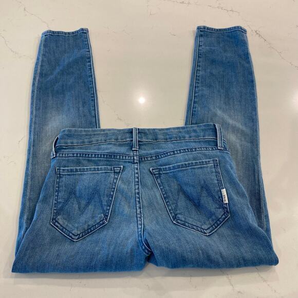 Mother The Looker Crop Skinny Jeans In French Quarter Size 24 - Picture 5 of 11